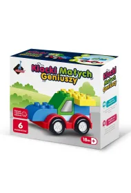 Klocki ma�ych geniuszy Autko 6 element�w