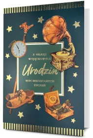 Karnet okazjonalny B6 z kopert� Urodziny PAN DRAGON KSTAR-118