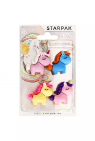 Gumka do mazania 3D puzzle Unicorn 4szt STARPAK 505324