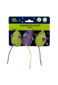 Trik&Roll Zabawka dla Kota Myszki 3 szt.