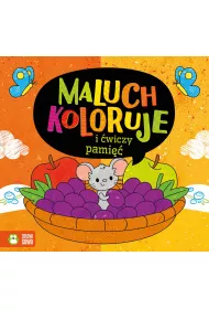 Maluch koloruje i wiczy pami
