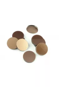 Crafters Znaczniki akrylowe brz metal okrge 22 x 3 mm 10 szt.
