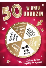 Armin Style KARNET URODZINY 50 B6 Z KOP AS GM-1068 FOL