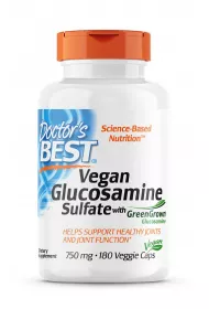 Doctors Best Vegan Glucosamine Sulfate Suplement diety 180 kaps.