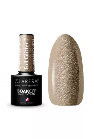 Claresa Soak Off UV/LED Full Glitter lakier hybrydowy 2 5 g