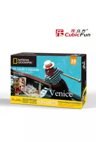 Puzzle 3D 107 el. Plac �wi�tego Marka Cubic Fun