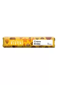 Vivani Baton mleczna czekolada z nadzieniem krem brulee 40 g Bio