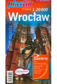 Wroc�aw plan miasta 1:20 000 mapa foliowana