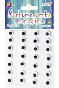 Aliga Ruchome oczka samoprzylepne 10mm 28 szt