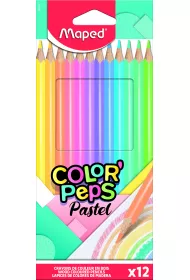 Maped Kredki o��wkowe Colorpeps Pastel tr�jk�tne 12 szt.