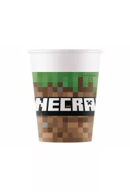 Kubeczki papierowe Minecraft 200ml 8 szt.