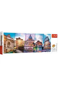 Puzzle panoramiczne 500 el. Podr� do W�och Trefl