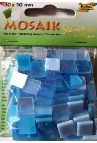 Mozaika kamyczki 10x10mm niebieska Galeria Hobby