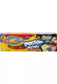 Patio Farby plakatowe Colorino Kids Glow 12 x 20 ml