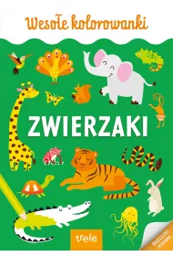 Zwierzaki. Kolorowanka A4. Weso�e kolorowanki