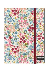 Brulion A5 z gumk Coolpack Forget me not 04293 linia 80 kartek