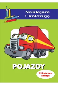 Pojazdy. Naklejam i koloruj�