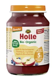 Holle Jab�ko - bor�wka bezglutenowe od 5 miesi�ca Demeter 190 g Bio