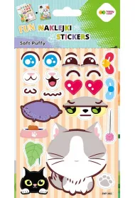 Happy Color Naklejki 3D SOFT PUFFY FUN - Cat Play 110x205 mm