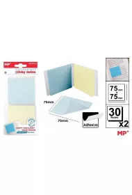 Mp Main Paper Karteczki samoprzylepne przezroczyste 75x75mm 60 szt.