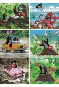 Puzzle 60 Krecik uzdrowi� myszk� MIX x6 DINO Dino Toys