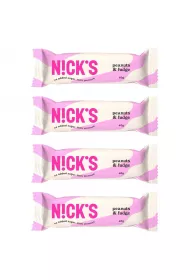 Nicks Baton w mlecznej czekoladzie Peanut nFudge zestaw 4 x 40 g