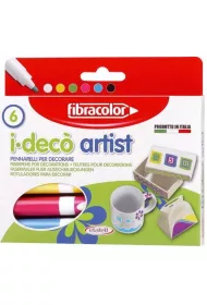 Fibracolor Mazaki I-deco Artist 6 kolor�w