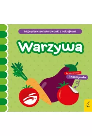 Moje pierwsze kolorowanki z naklejkami. Warzywa