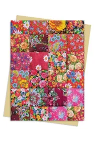 Flame Tree Karnet B6 Floral Patchwork Quilt