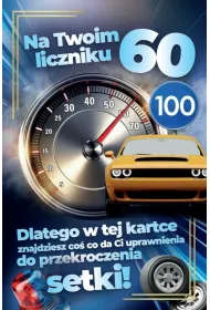 Yeku Karnet Prawo Jazdy 60 urodziny m�skie