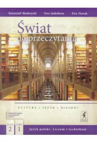�wiat do przeczytania 2. Cz�� 1. J�zyk polski. Podr�cznik
