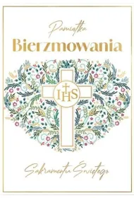 Karnet A5 z koperta z�ocony krzy� Pattern Bierzmowanie HENRY 488117