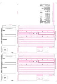 Druk Polecenie przelewu 2 sk�adki A4 100 kartek MICHALCZYK I PROKOP DMPF-111-2