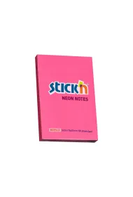 Stickn Notes samoprzylepny ciemnor�owy neon 76x51mm 100 kartek