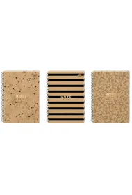 Interdruk Ko�ozeszyt A5 M z performacj� HS Kraft kratka, 70g 80 kartek