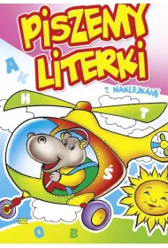 Kolorowanka. Piszemy literki - Mi� z parasolem (A5, 16 str.)