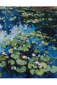 Ideyka Malowanie po numerach - Lilie wodne 40x50cm