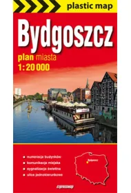 Bydgoszcz plan miasta 1:20 000 laminat