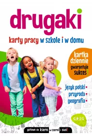 Karty pracy w szkole i w domu. Drugaki