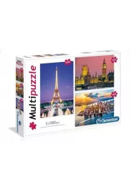Puzzle 3x1000 el. Landscape 08009 Clementoni