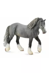 Collecta. Klacz rasy Shire. Szara