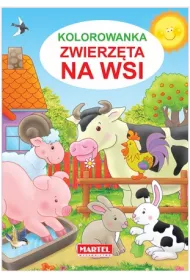 Kolorowanka Zwierzta na wsi