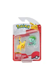 Figurki Bitewne Bulbasaur i Pikachu, figurki