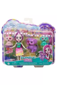 Enchantimals Rodzina Dalmatyczykw HKN14 Mattel