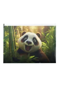 Panta Plast Koperta A4 PP z nadrukiem zip Panda
