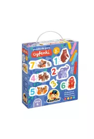 CzuCzu Puzzle do pary Cyferki 3+ Bright Junior Media