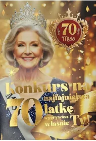 Yeku Karnet 6K z szarf� urodzinow�