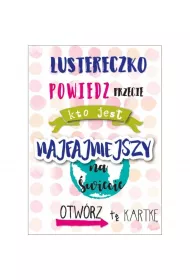 Kukartka Karnet Najfajniejszy na �wiecie (lusterko) DK-598