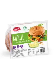 Incola Bajgle z siemieniem lnianym bezglutenowe 2 x 95 g