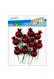 Craft with Fun Ozdoba dekoracyjna drucik Dzika R�a 2CM 463959